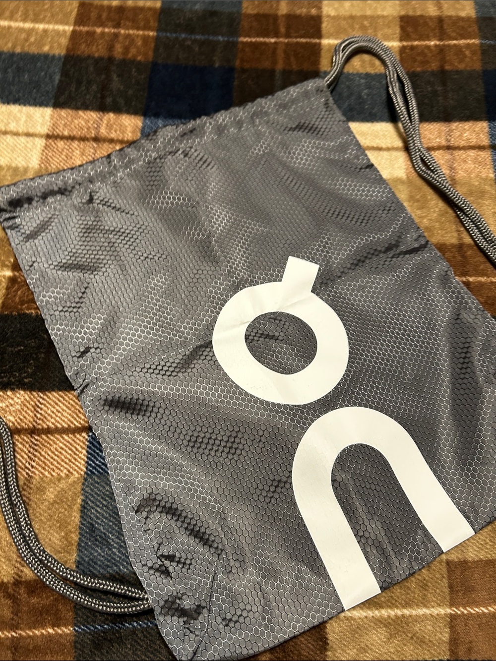On Lightweight Gray Drawstring Backpack - Picture 7 of 7